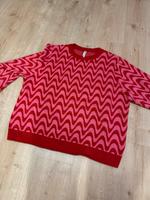 Damen Strickpullover Rot-Rosa Muster v. Maxiblue Größe 54/56 Bayern - Trostberg Vorschau