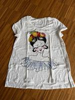 Oui T-Shirt Perlen weiß bunt Gr. 38 Bayern - Aschaffenburg Vorschau