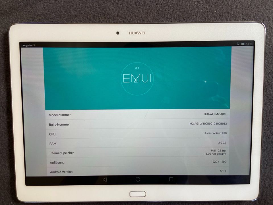 Huawei Media Pad M2-A01L TABLET in Neukirchen/Pleisse