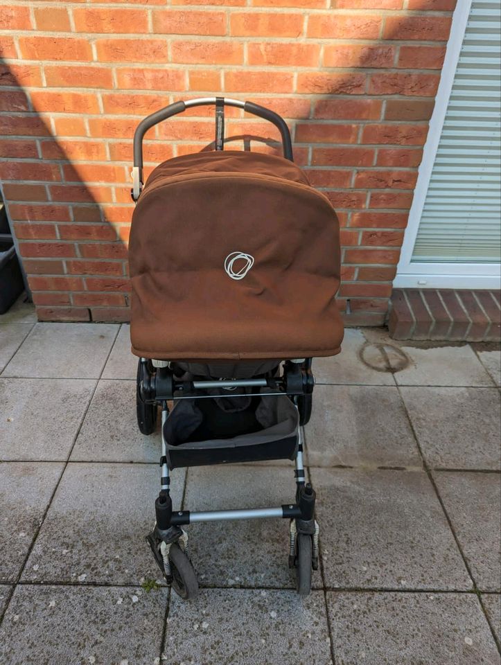 Bugaboo Kinderwagen Beige Braun guter Zustand mit Zubehör in Hamburg