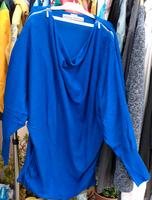 Pullover blau mit Reißverschluss an den Schultern (Größe M) Hessen - Maintal Vorschau