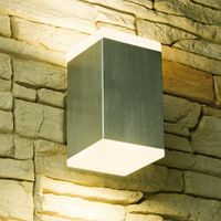 LED Wandleuchte Wandlampe Edelstahl gebürstet 2-flammig 230V Nordrhein-Westfalen - Hagen Vorschau