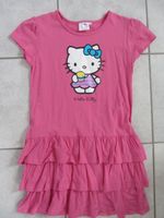 schönes Hello Kitty Kleid mit Volants in pink - Gr. 140/146 Rheinland-Pfalz - Wöllstein Vorschau