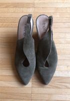 Neuwertig - Heine Damen Sling Pumps, Khaki, Gr. 38 Frankfurt am Main - Dornbusch Vorschau