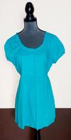 Kurzarm-Bluse ~ STREET ONE ~ Gr. 36 ~ petrol ~ Biesen ~ NEU! Hessen - Schaafheim Vorschau