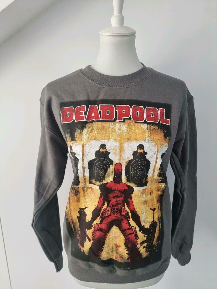 Marvel S 36 Damen Sweatshirt grau neu Deadpool neu in Gievenbeck