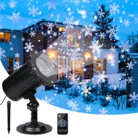 Schneeflocken Projektor LED Projektor Weihnachten mit Fernbedienu Bayern - Arnstein Vorschau