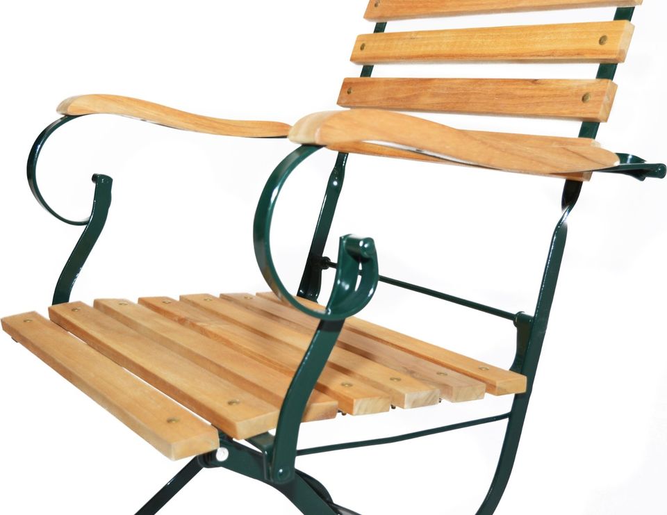 Klapptisch-Set VERONA / Premium-Teak natur/ Ploß in Flintbek