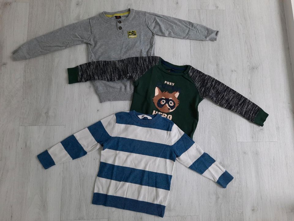 3 Pullover Pullis Sweatshirt Set H&M gr. 98/104 in Weißenfels