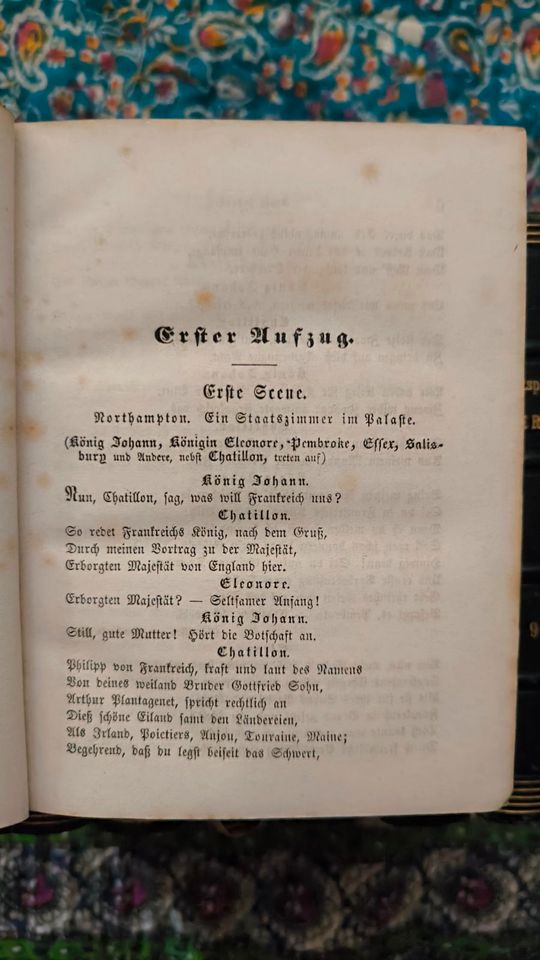 SHAKESPEARE'S DRAMATISCHE WERKE 9 BÄNDE KOMPLETT 1853-55 BIBLIOPH in Cottbus