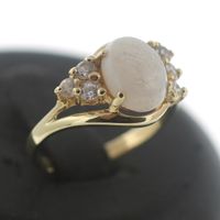 Opal Gold Ring 333 8 Kt Gelbgold Farbsteine Goldring juweliero.de Innenstadt - Köln Altstadt Vorschau