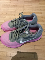 1x getragene Nike Damen Sneaker Laufschuhe Gr 38 rosa grau Duisburg - Friemersheim Vorschau