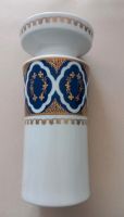 Vase echt Kobalt, Made in DDR/  GDR weiß blau gold Hessen - Neu-Eichenberg Vorschau