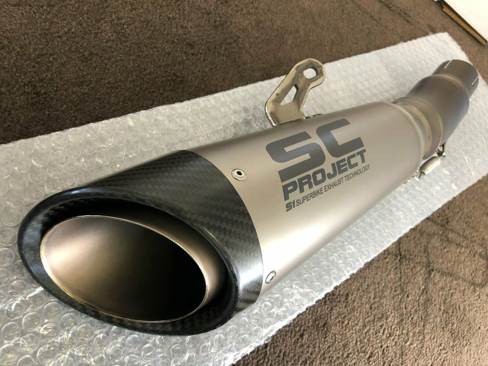 SC Project S1 Auspuff Triumph Speed Triple 1050 2011-2015 60 mm in Bad Bentheim