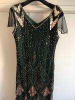 Abendkleid lang ART DECO grün schwarz gold Gr. 38 München - Untergiesing-Harlaching Vorschau