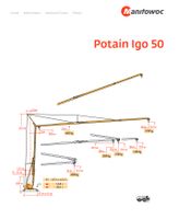 Baukran Potain IGO 50 / Netto: 67.000,- Baden-Württemberg - Gomaringen Vorschau