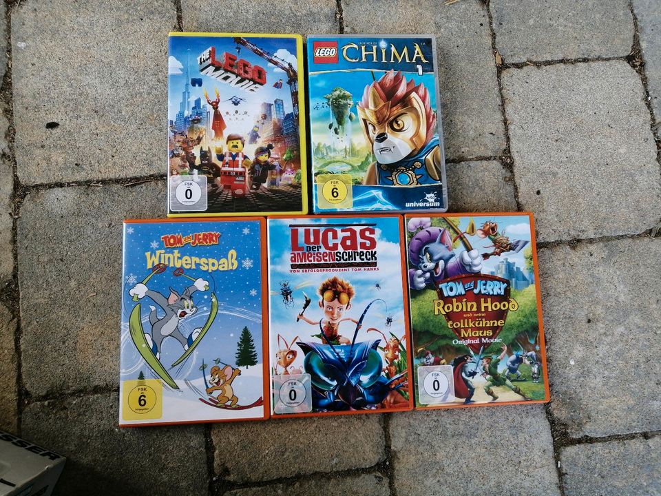 DVD Sammlung, Tom und Jerry, Lego movie, Cima in Rain Niederbay