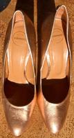 Sarenza High Heels Pumps kupfer roségold Leder Gr. 40 Nordrhein-Westfalen - Essen-Margarethenhöhe Vorschau