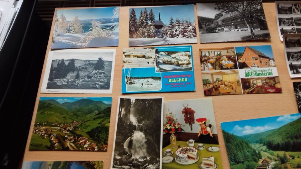 45 Postkarten/Ansichtskarten Sammlung Schwarzwald Triberg usw. in Gäufelden