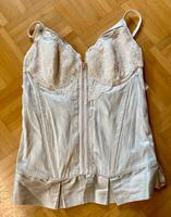 La Perla Corsage in beiger Naturseide mit Spitze, Gr. 4 Hessen - Hüttenberg Vorschau