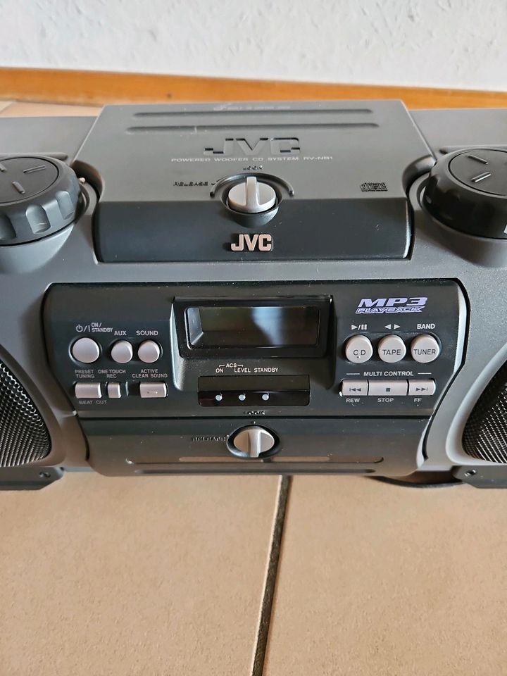 JVC CD RB NV1 Boomblaster Ghettoblaster in Rödinghausen