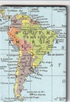 Kühlschrankmagnet Map Magnet  Südamerika Lateinamerika neu Nordrhein-Westfalen - Remscheid Vorschau