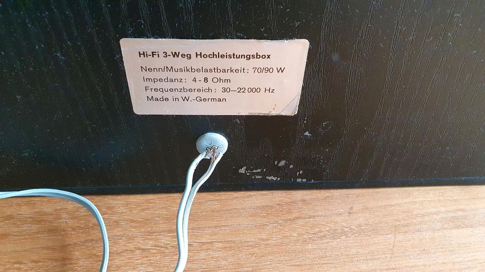 Hifi Boxen 70/90W in München