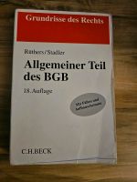 Allgemeiner Teil des BGB Rüthers / Stadler Hessen - Kirchhain Vorschau