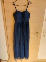 Kleid Ballkleid Partykleid Blau Trägerlos Stola Gr 38 M Bodenlang Bayern - Bad Staffelstein Vorschau