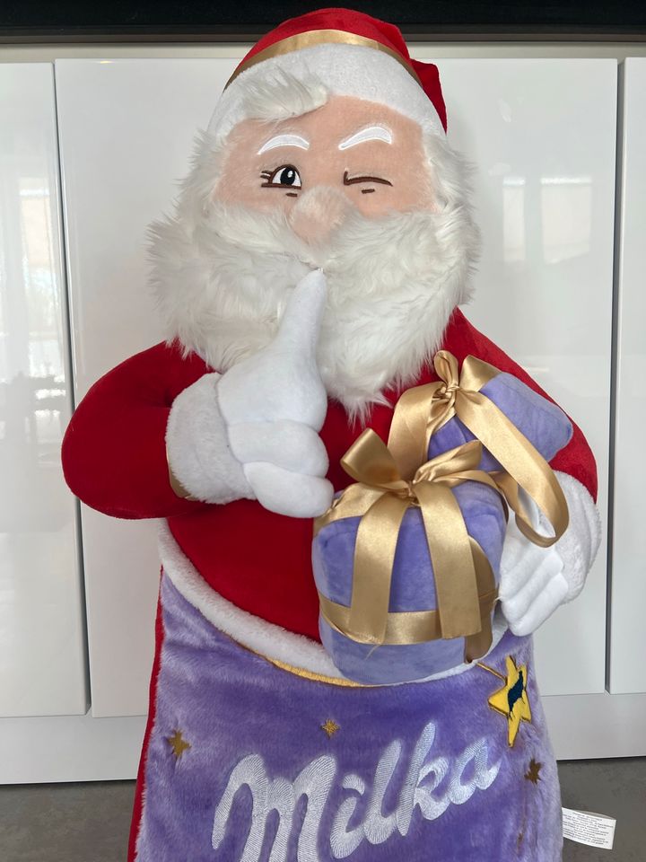 Weihnachtsmann Nikolaus 80 cm Milka Winter Deko in Ingolstadt