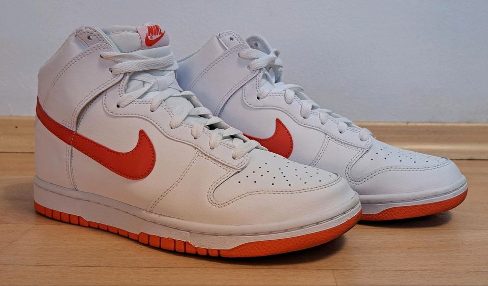 Nike Dunk Hi Retro weiß rot Schuhe Herren Größe 42.5 in Bayern - Aichach |  eBay Kleinanzeigen ist jetzt Kleinanzeigen