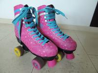 Rollschuhe von Sport Runner pink blau gelb Gr. 37 Brandenburg - Paulinenaue Vorschau