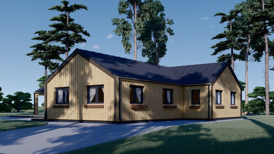 Hochwertiges Holzhaus - geräumig, nachhaltig, familienfreundlich in Kränzlin