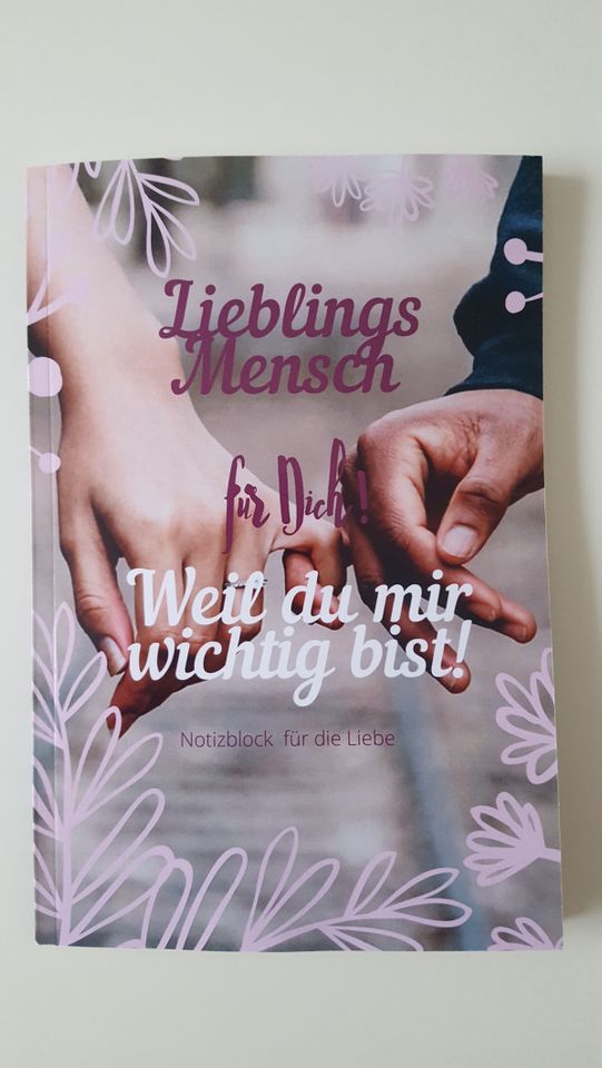 Notizbuch A5 „Lieblingsmensch“ | Geschenkidee in Rietberg