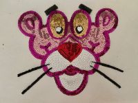 Aufnäher Patches pink Panther Pailletten Paulchen Panther Berlin - Charlottenburg Vorschau