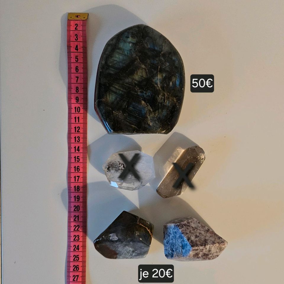 Diverse Kristalle, Edelsteine, Mineralien in Chemnitz