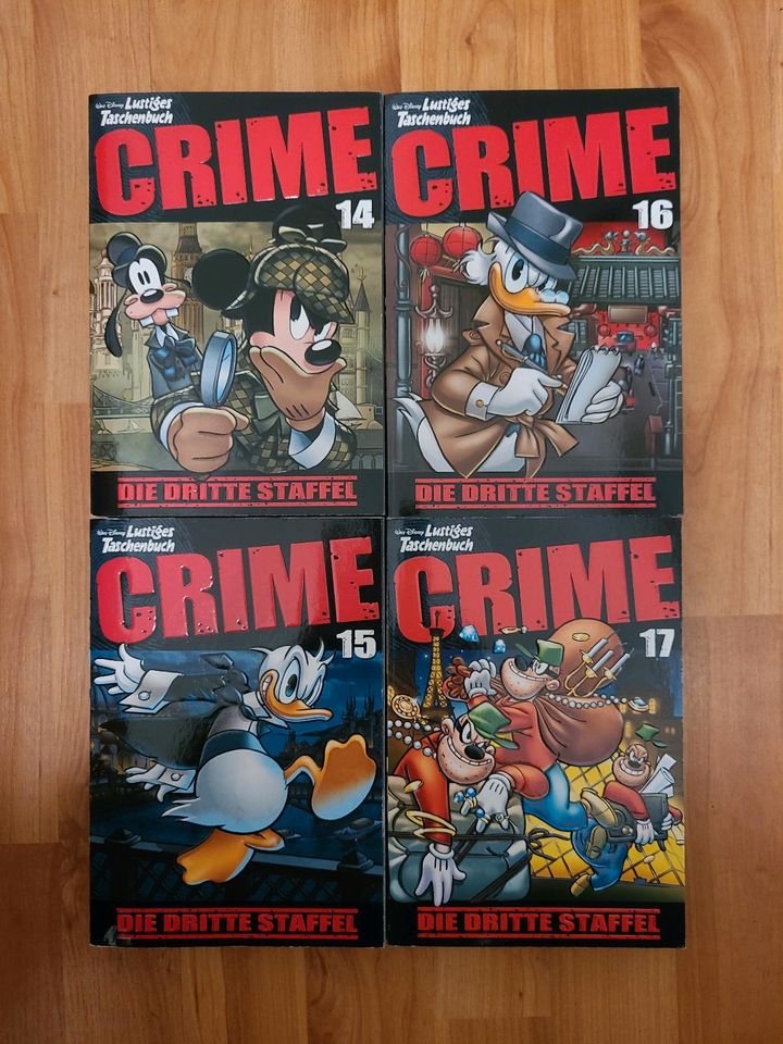 4 x Lustiges Taschenbuch Crime 14-17,ltbs, ltb,Comic in Mülheim (Ruhr)