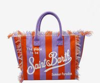 Tasche Stroh saint Barth lila orange Nordrhein-Westfalen - Soest Vorschau