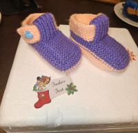 Krabbelschuhe  Babyschuhe Gr. 18-19,  neu, Handarbeit Nordrhein-Westfalen - Dörentrup Vorschau