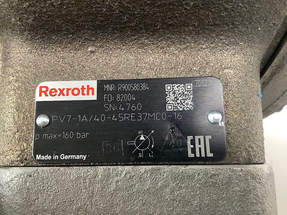 REXROTH Hydraulikpumpe PV7-1A/40-45RE37MC0-16 R900580384 160bar in Korschenbroich