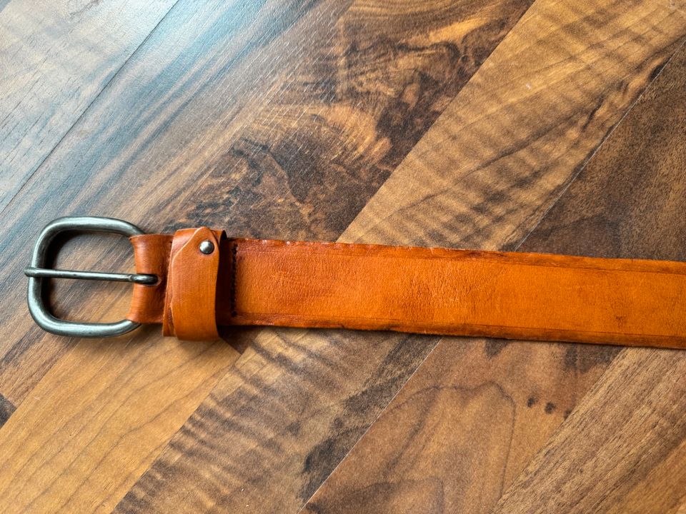 JOOP! Ledergürtel, Damen, cognac, 90cm, 40mm breit, sehr gut! in Eching (Kr Freising)