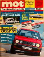MOT die Auto Zeitschrift 17/1986 Nissan Sunny Mazda V6 VW Golf GT Essen - Essen-Frintrop Vorschau