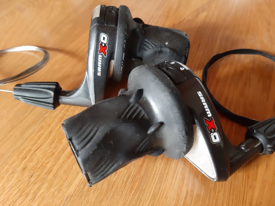 Sram XO 3x9 Shifter retro Kult Grip Shift Schalthebel Drehgriff in Schönwalde-Glien