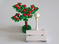 1 Lego Baum mit Parkbank und Laterne NEU MOC versch. Farben Baden-Württemberg - Hockenheim Vorschau