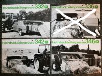 Prospekte John Deere Hochdruckpresse Ballenpresse Schlepper Nordrhein-Westfalen - Hörstel Vorschau