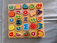 ABC Alphabet Holz Buchstaben Puzzle Puzzel Holzspiel lernen Brett Bayern - Rattelsdorf Vorschau