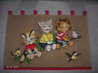 Dekorativer Wandbehang mit Katzen für das Kinderzimmer Hessen - Wiesbaden Vorschau
