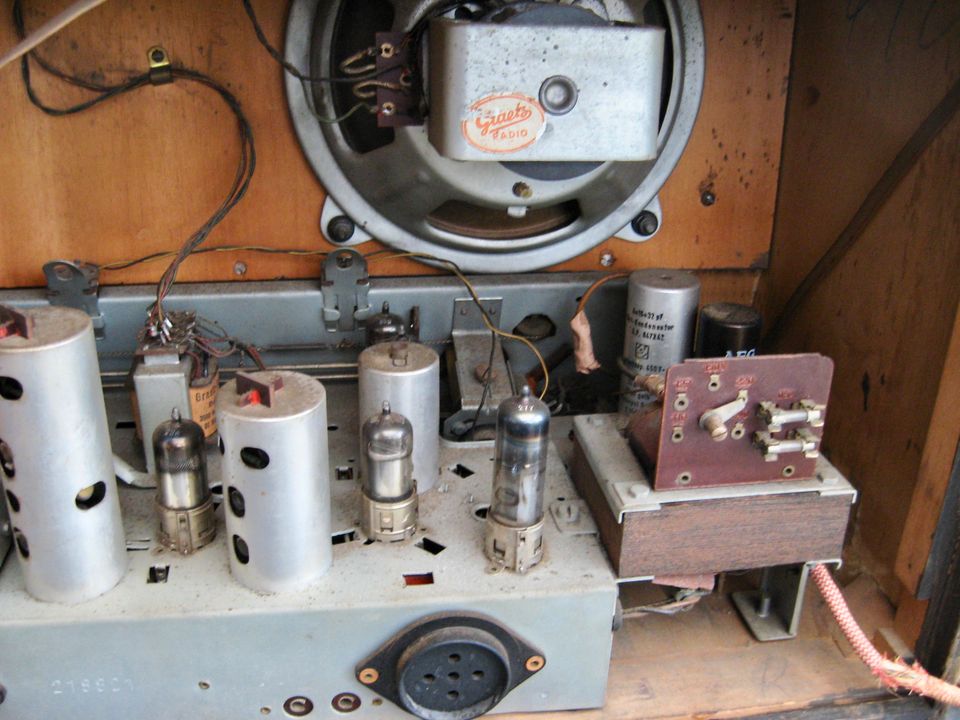 GRAETZ Super 158W, Röhrenradio von 1951/52 in Südergellersen