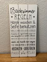 Holz-Schild Deko Badezimmer Niedersachsen - Hameln Vorschau