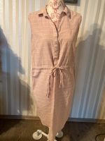 Esmara Kleid gr 40 rosa weiß Taillenband Leinen Nordrhein-Westfalen - Herne Vorschau